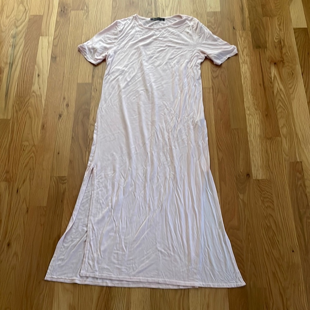 T-Shirt Dress Light Pink - Picture 1 of 1